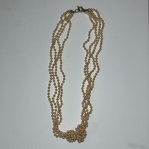 Elegant Multi-Strand Pearl Necklace